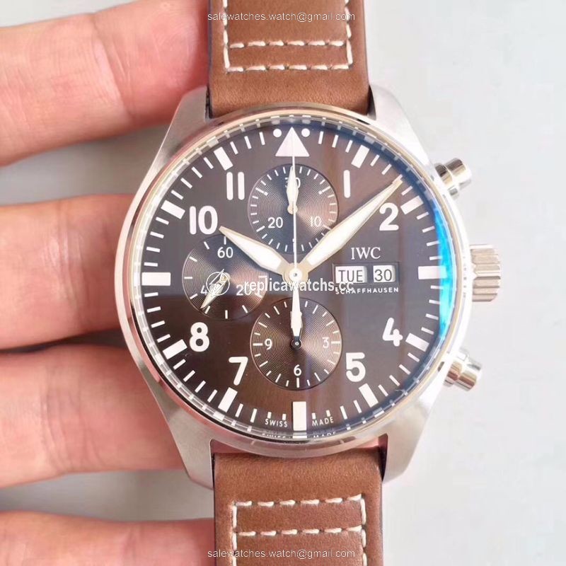 Replica IWC Pilot Chronograph Edition Le Petit Prince IW377713 ZF Factory Chocolate Dial Replica IWC Pilot Chronograph Edition Le Petit Prince IW377713 ZF Factory Chocolate Dial