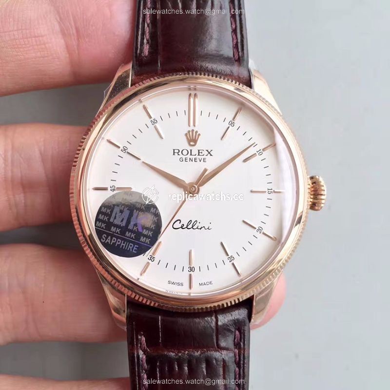 Replica Rolex Cellini 50505 MKS Factory V4 White Dial Replica Rolex Cellini 50505 MKS Factory V4 White Dial