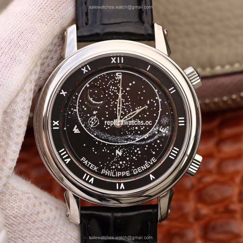 Replica Patek Philippe Grand Complications Sky Moon Celestial 5102G Black Dial TW Factory Replica Patek Philippe Grand Complications Sky Moon Celestial 5102G Black Dial TW Factory