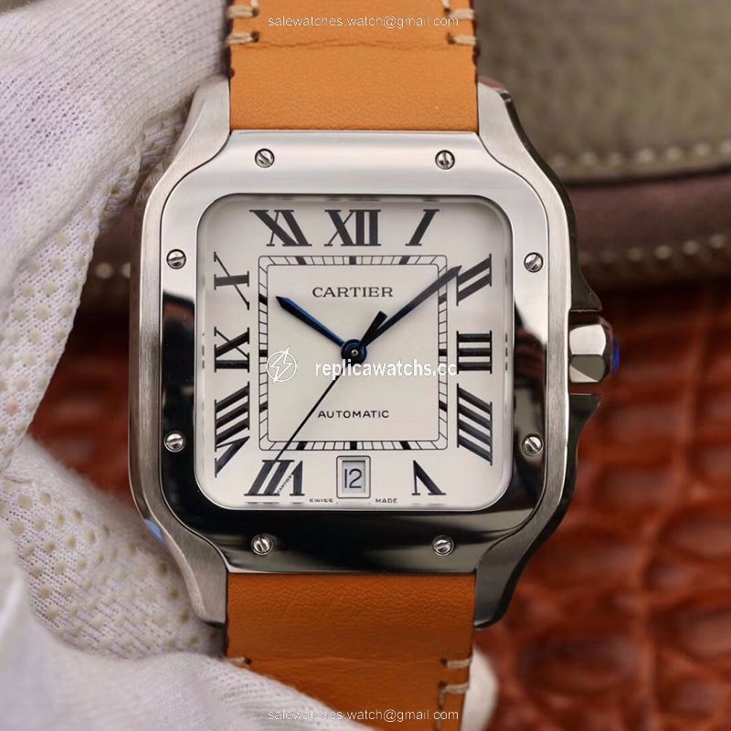 Replica Cartier Santos De Cartier Large 2018 WSSA0009 KOR Factory White Dial Replica Cartier Santos De Cartier Large 2018 WSSA0009 KOR Factory White Dial