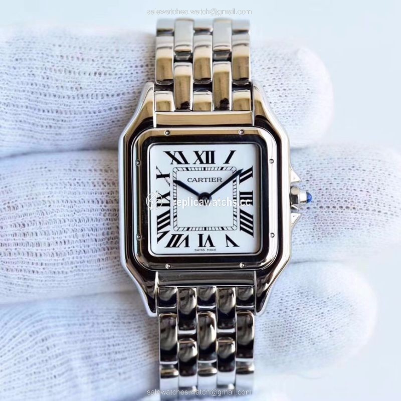 Replica Cartier Panthere De Medium Ladies WSPN0007 GF Factory White Dial Replica Cartier Panthere De Medium Ladies WSPN0007 GF Factory White Dial