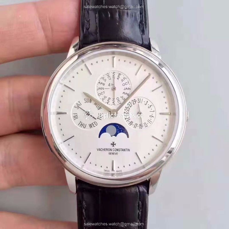 Replica Vacheron Constantin Patrimony Perpetual Calendar 43175/000P-B190 White Dial Replica Vacheron Constantin Patrimony Perpetual Calendar 43175/000P-B190 White Dial