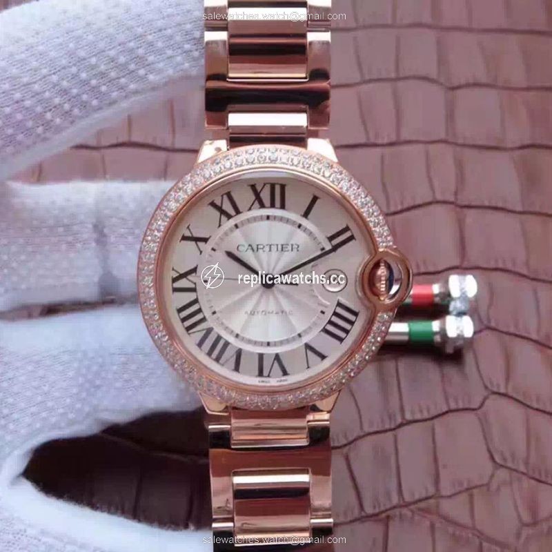 Replica Ballon Bleu De Cartier 42MM V6 Factory White Dial Replica Ballon Bleu De Cartier 42MM V6 Factory White Dial