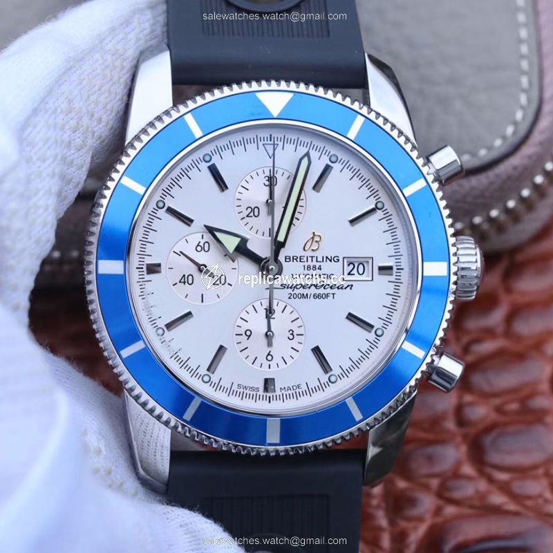 Replica Breitling Superocean Heritage II 46MM A1331217 OM Factory White Dial Replica Breitling Superocean Heritage II 46MM A1331217 OM Factory White Dial