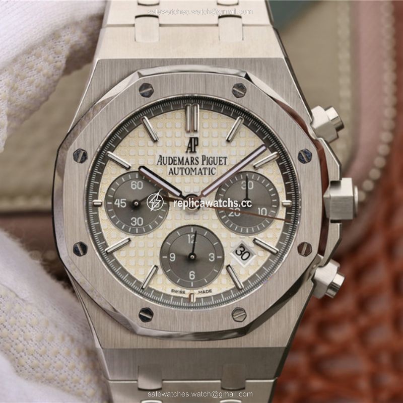 Replica Audemars Piguet Royal Oak Chronograph 26331ST.OO.1220ST White Dial OM Factory Replica Audemars Piguet Royal Oak Chronograph 26331ST.OO.1220ST White Dial OM Factory