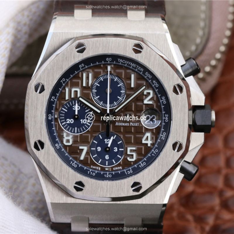 Replica Audemars Piguet Royal Oak Offshore 26470ST.OO.A099CR.01 JF Factory Brown Dial Replica Audemars Piguet Royal Oak Offshore 26470ST.OO.A099CR.01 JF Factory Brown Dial