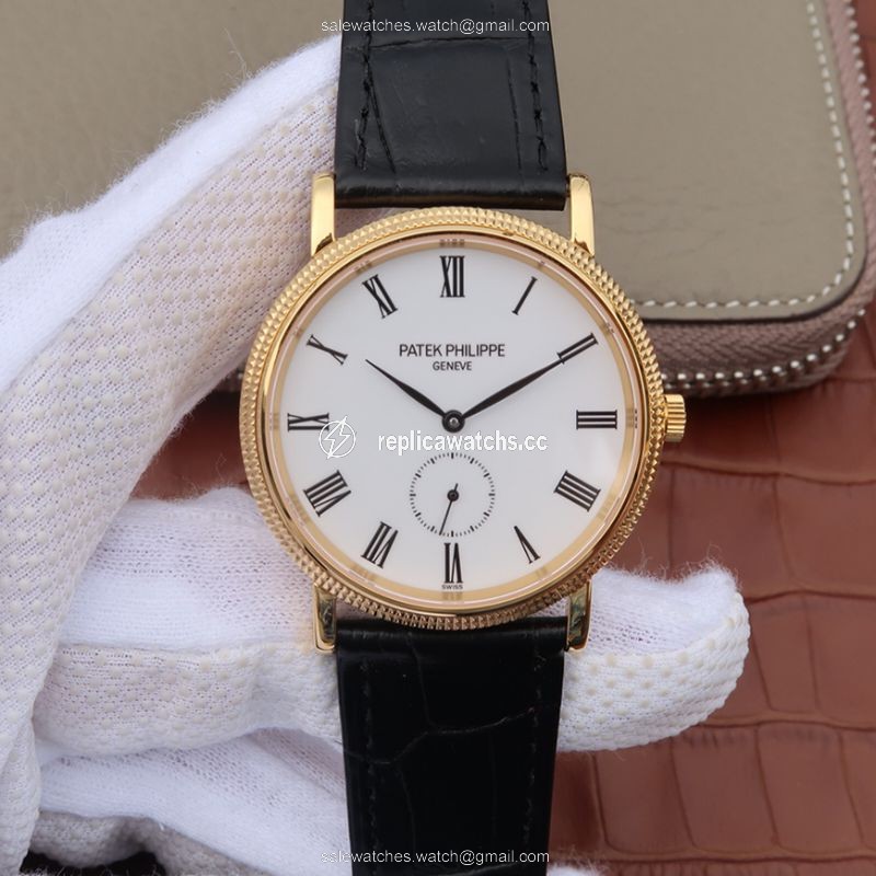 Replica Patek Philippe Calatrava 5119G-002 Rose Gold White Dial Replica Patek Philippe Calatrava 5119G-002 Rose Gold White Dial