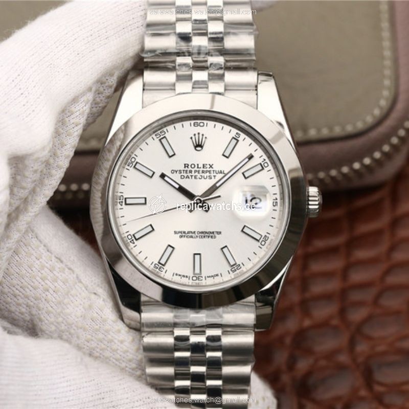 Replica Rolex Datejust 116200 41mm EW Factory White Dial Replica Rolex Datejust 116200 41mm EW Factory White Dial