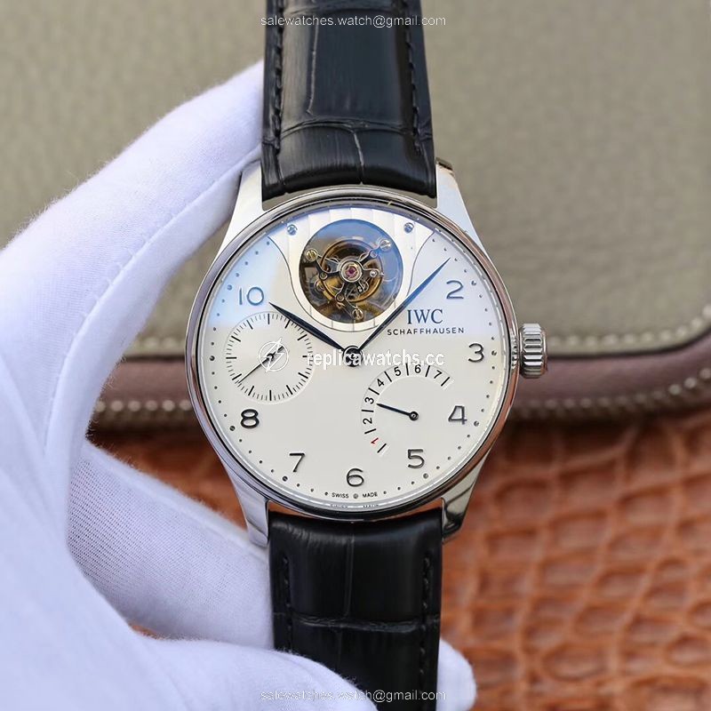 Replica ZF Factory IWC Portuguese Real Tourbillon IW504202 White Dial Replica ZF Factory IWC Portuguese Real Tourbillon IW504202 White Dial