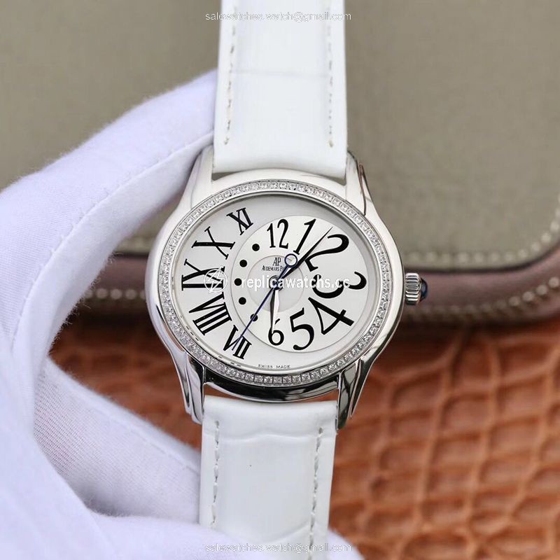 Replica Audemars Piguet Millenary 77301ST.ZZ.D015CR.01 White Dial Replica Audemars Piguet Millenary 77301ST.ZZ.D015CR.01 White Dial