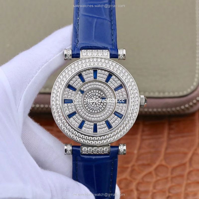 Replica Franck Muller Double Mystery DM42D2RCD GS Factory White Gold Diamond Dial Replica Franck Muller Double Mystery DM42D2RCD GS Factory White Gold Diamond Dial