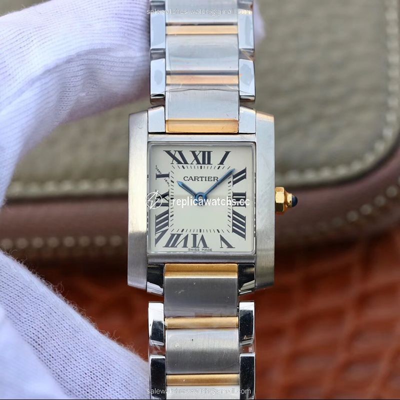 Replica Cartier Tank Francaise Ladies W51007Q4 White Dial Replica Cartier Tank Francaise Ladies W51007Q4 White Dial