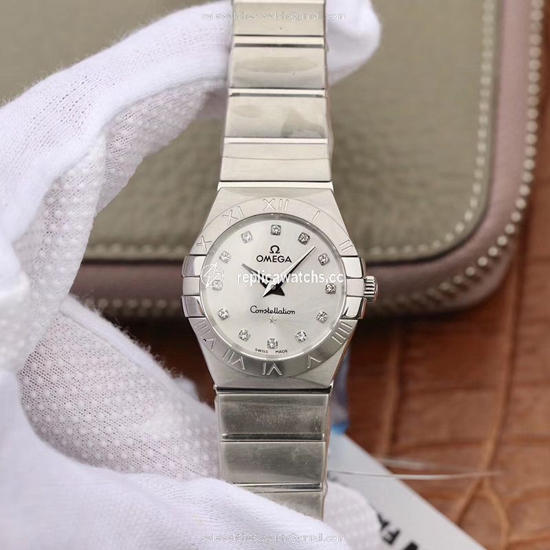 Replica Omega Constellation Ladies 123.10.27.60.55.001 TW Factory Silver Dial Replica Omega Constellation Ladies 123.10.27.60.55.001 TW Factory Silver Dial