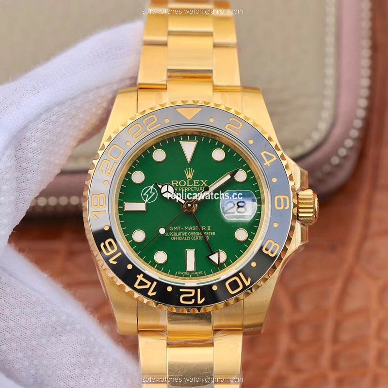 Replica Rolex GMT Master II 116718LN EW Factory Green Dial Replica Rolex GMT Master II 116718LN EW Factory Green Dial