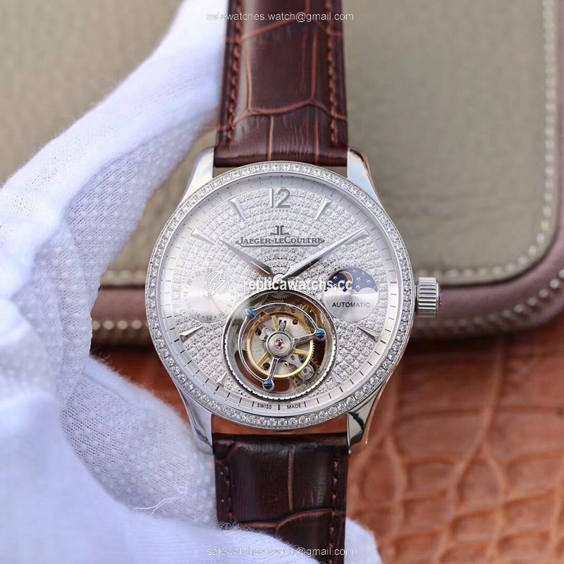 Replica Jaeger-LeCoultre Master Complication Functions Tourbillon White Gold Diamonds Dial Replica Jaeger-LeCoultre Master Complication Functions Tourbillon White Gold Diamonds Dial