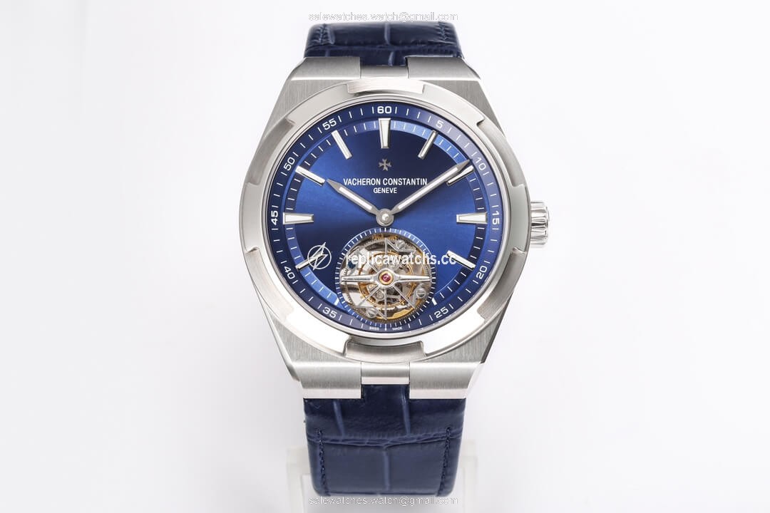 Replica Vacheron Constantin Overseas Tourbillon 6000V/110A-B544 BBR Factory Blue Strap Replica Vacheron Constantin Overseas Tourbillon 6000V/110A-B544 BBR Factory Blue Strap