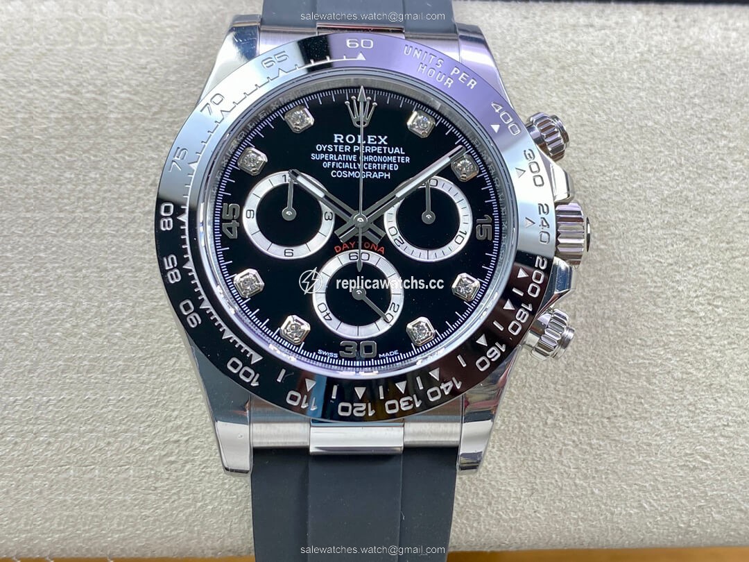 Replica Rolex Daytona M116519LN-0025 BT Factory Diamond-set Dial Replica Rolex Daytona M116519LN-0025 BT Factory Diamond-set Dial
