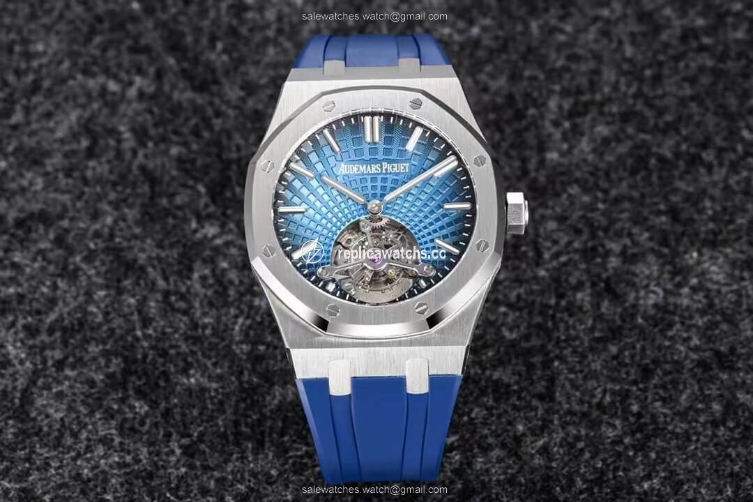 Replica Audemars Piguet Royal Oak Tourbillon R8 Factory V3 Blue Strap Replica Audemars Piguet Royal Oak Tourbillon R8 Factory V3 Blue Strap