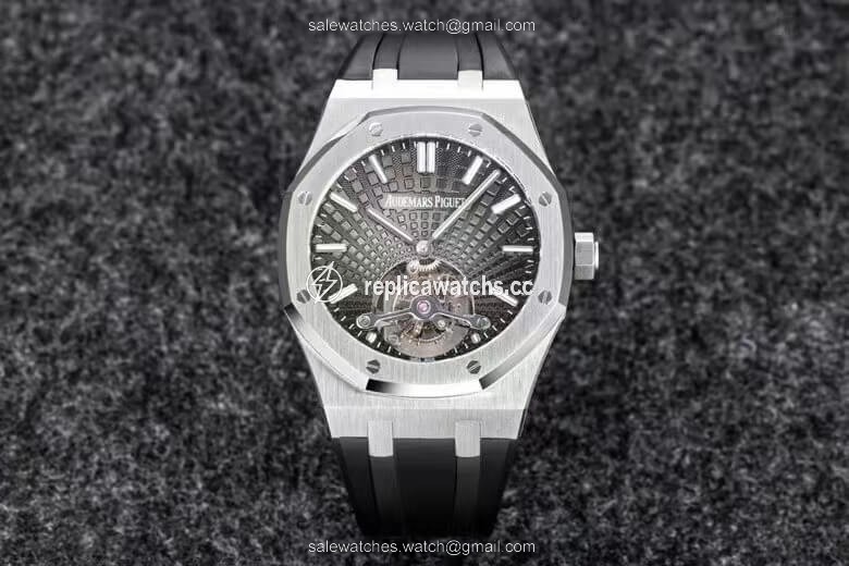 Replica Audemars Piguet Royal Oak Tourbillon R8 Factory V3 Black Strap Replica Audemars Piguet Royal Oak Tourbillon R8 Factory V3 Black Strap