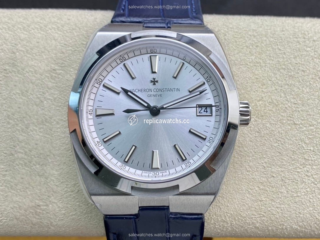 Replica Vacheron Constantin Overseas 4500V 8F Factory Blue Leather Strap Replica Vacheron Constantin Overseas 4500V 8F Factory Blue Leather Strap