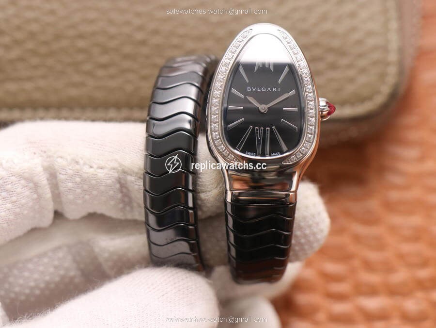 Replica Bvlgari Serpenti BV Factory Black Dial Replica Bvlgari Serpenti BV Factory Black Dial