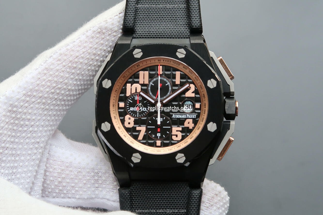 Replica Audemars Piguet Royal Oak Offshore 26378IO.OO.A001KE.01 JF Factory V2 Black Dial Replica Audemars Piguet Royal Oak Offshore 26378IO.OO.A001KE.01 JF Factory V2 Black Dial