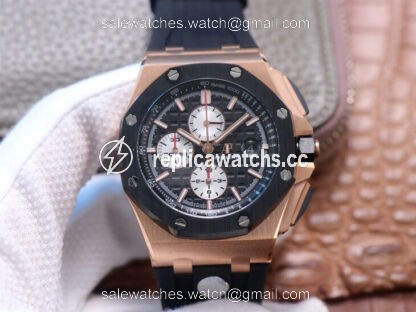 Replica Audemars Piguet Royal Oak Offshore 26401RO.OO.A002CA.01 JF Factory Rose Gold Replica Audemars Piguet Royal Oak Offshore 26401RO.OO.A002CA.01 JF Factory Rose Gold