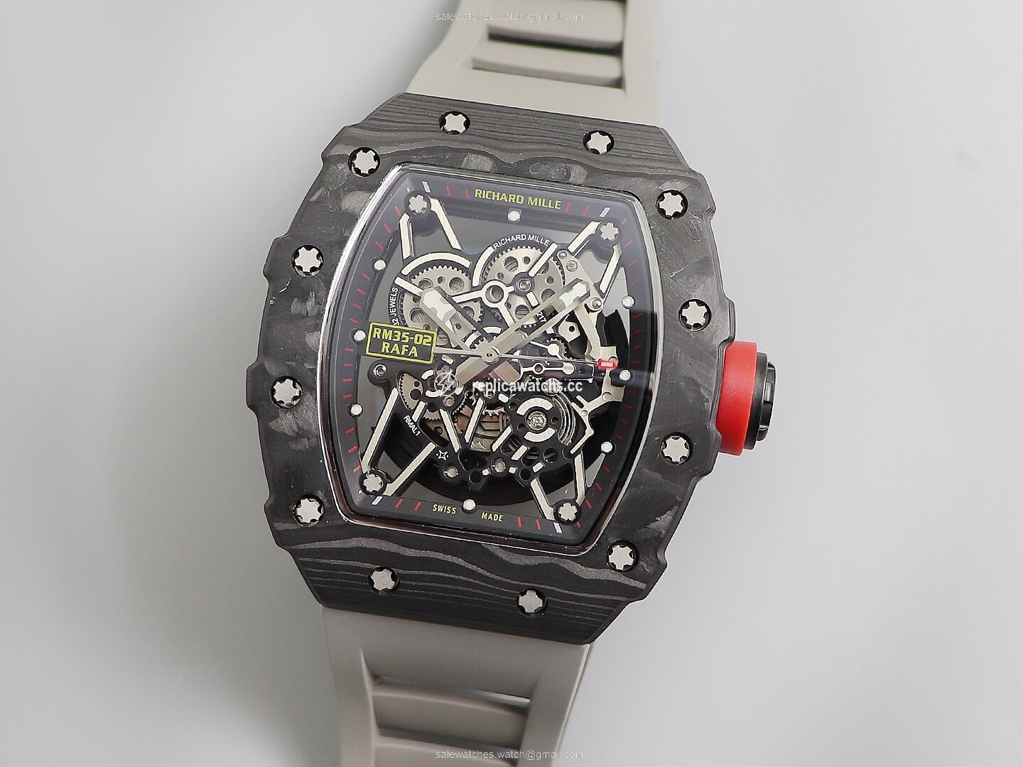 Replica Richard Mille RM035 KV Factory V3 Carbon Fiber Skeleton Dial Replica Richard Mille RM035 KV Factory V3 Carbon Fiber Skeleton Dial