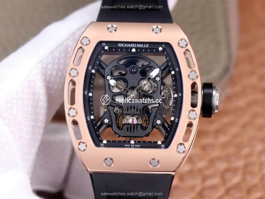 Replica Richard Mille RM52-01 Tourbillon JB Factory Ceramic Skull Dial Replica Richard Mille RM52-01 Tourbillon JB Factory Ceramic Skull Dial