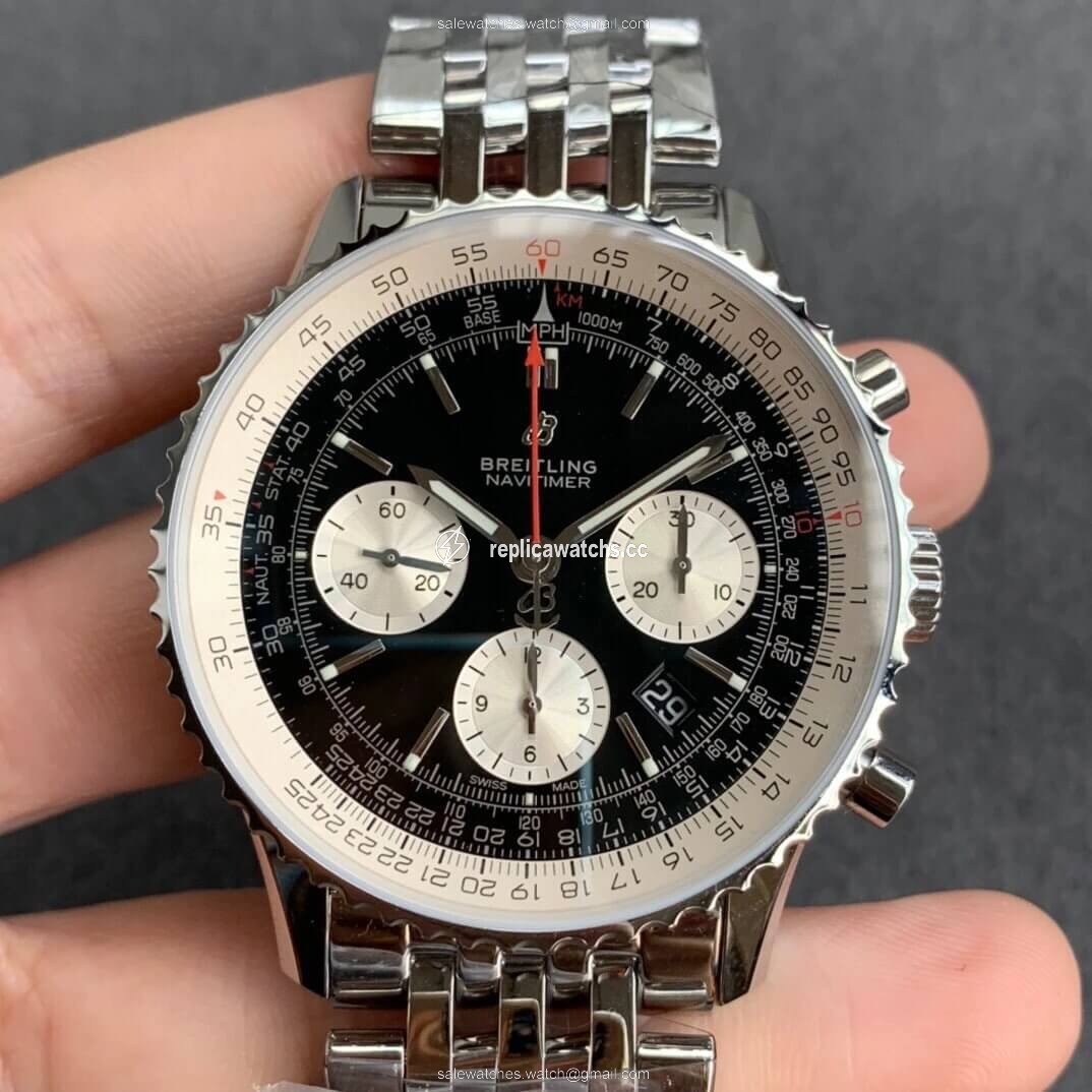 Replica Breitling Navitimer 1 B01 AB0121211B1A1 GF Factory Black Dial Replica Breitling Navitimer 1 B01 AB0121211B1A1 GF Factory Black Dial
