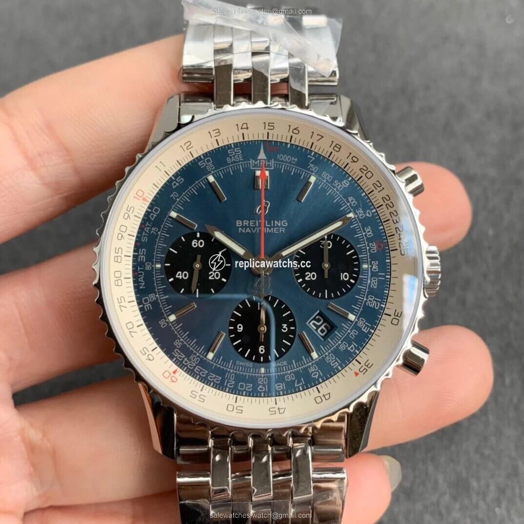 Replica Breitling Navitimer 1 B01 AB0121211C1A1 GF Factory Blue Dial Replica Breitling Navitimer 1 B01 AB0121211C1A1 GF Factory Blue Dial