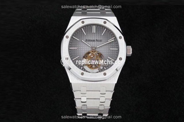Replica Audemars Piguet Royal Oak Tourbillon Extra Thin 26510PT.OO.1220PT.01 R8 Factory Dark Grey Dial Replica Audemars Piguet Royal Oak Tourbillon Extra Thin 26510PT.OO.1220PT.01 R8 Factory Dark Grey Dial