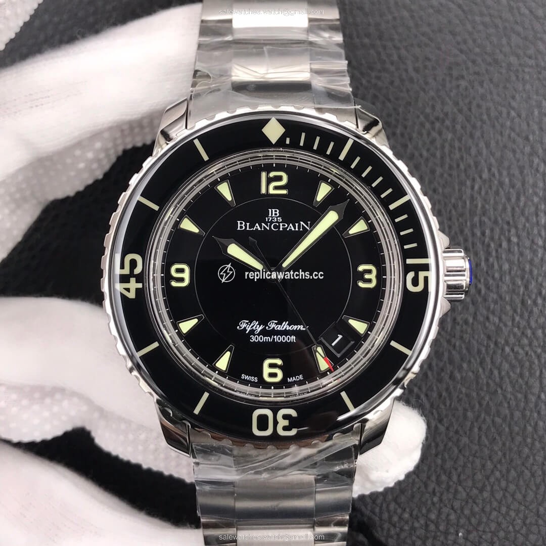 Replica Blancpain Fifty Fathoms 5015 ZF Factory Stainless Steel Black Dial Replica Blancpain Fifty Fathoms 5015 ZF Factory Stainless Steel Black Dial