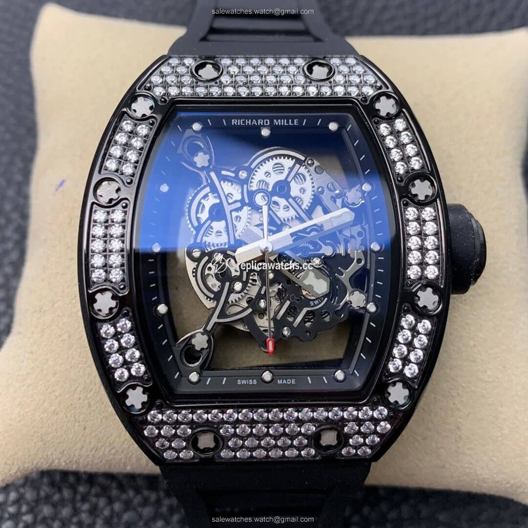 Replica Richard Mille RM055 KV Factory Ceramic Diamond Replica Richard Mille RM055 KV Factory Ceramic Diamond