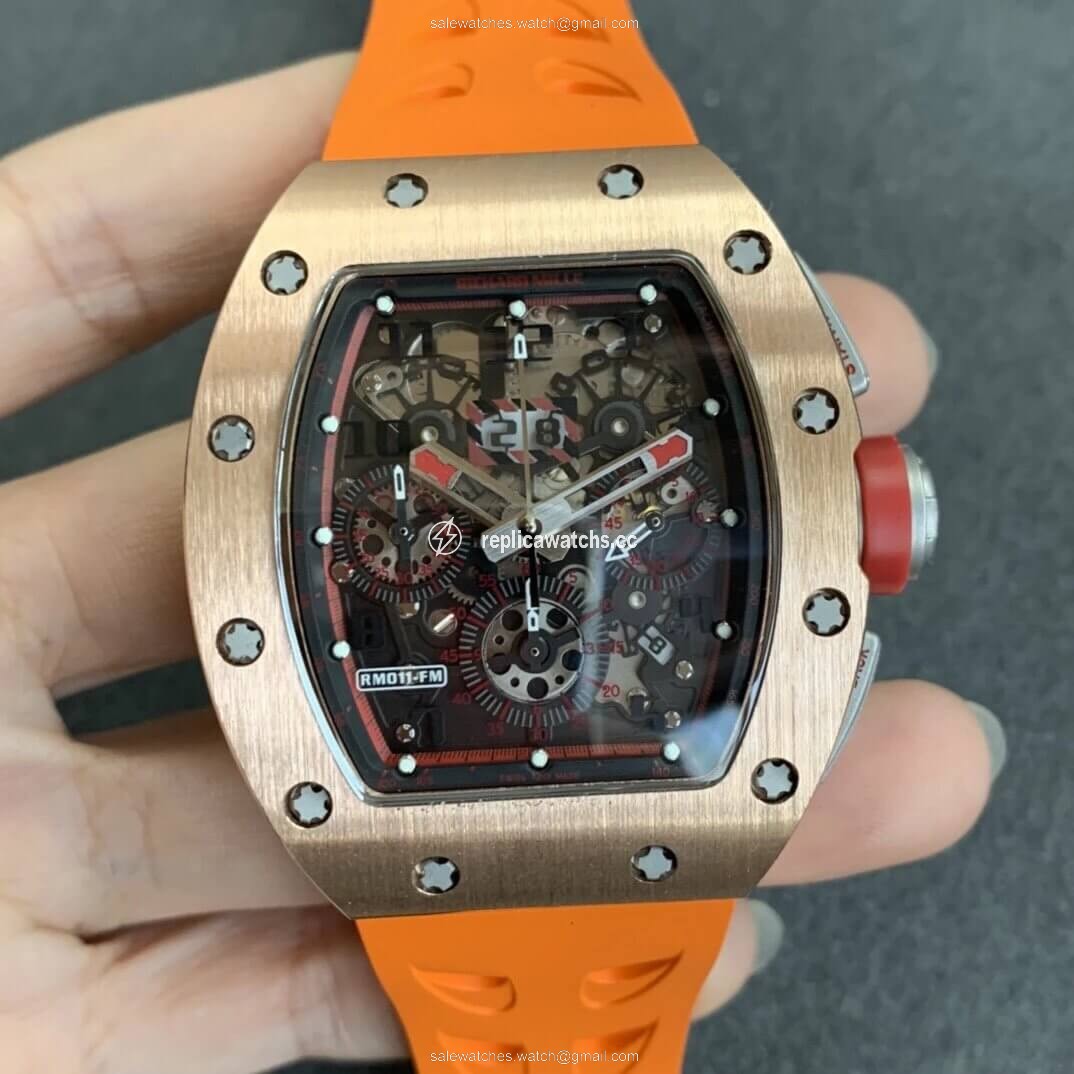 Replica Richard Mille RM011 KV Factory Rose Gold Replica Richard Mille RM011 KV Factory Rose Gold