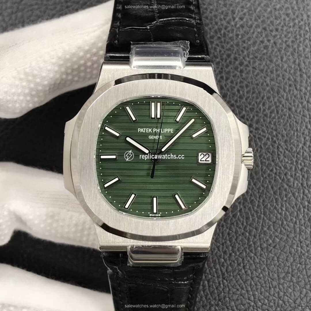 Replica Patek Philippe Nautilus 5711/1A-014 3K Factory Olive Green Dial Replica Patek Philippe Nautilus 5711/1A-014 3K Factory Olive Green Dial