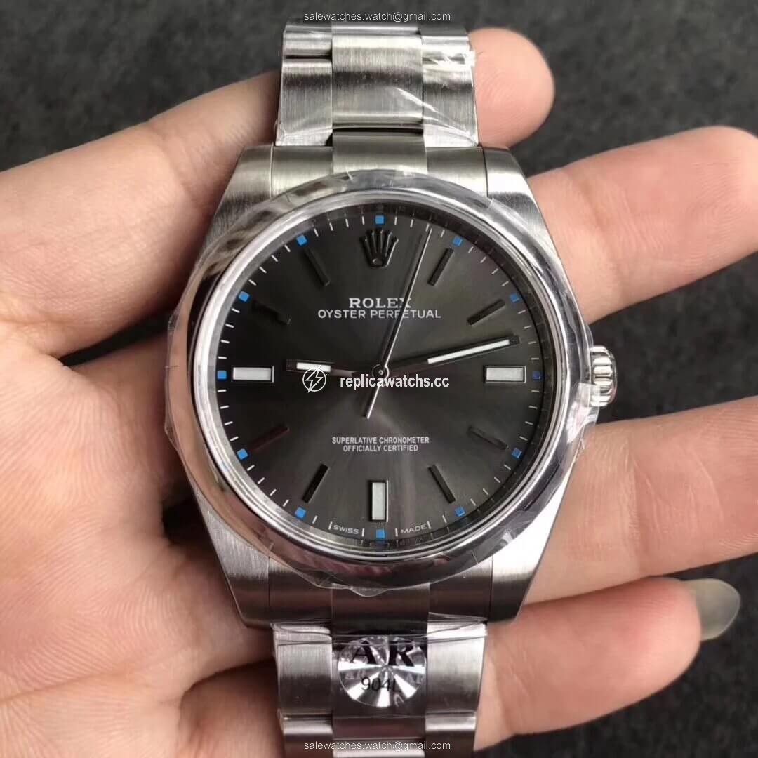 Replica Rolex Oyster Perpetual 114300 39MM AR Factory Grey Dial Replica Rolex Oyster Perpetual 114300 39MM AR Factory Grey Dial