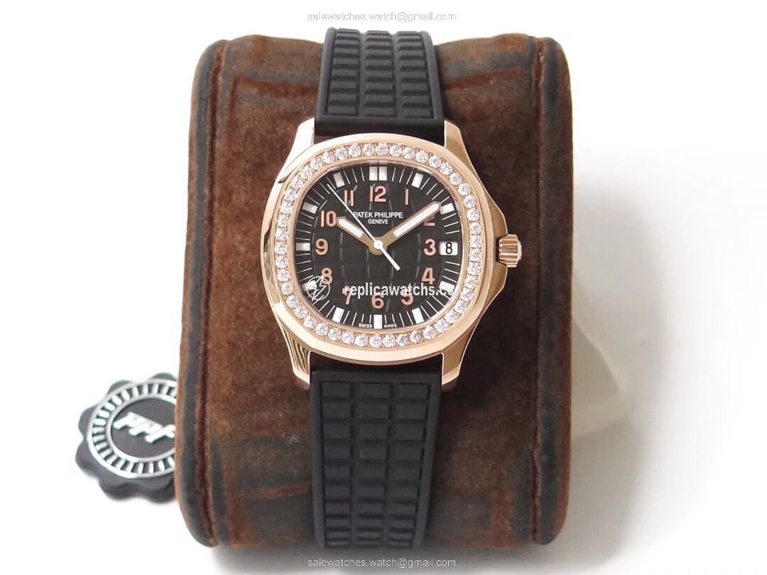 Replica Patek Philippe Aquanaut PPF Factory Rose Gold Black Dial Replica Patek Philippe Aquanaut PPF Factory Rose Gold Black Dial