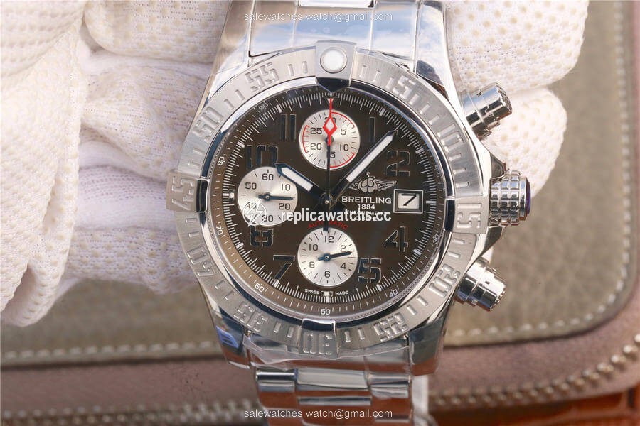 Replica Breitling Avenger II A1338111/F564/170A GF Factory Bituminous Coal Color Dial Replica Breitling Avenger II A1338111/F564/170A GF Factory Bituminous Coal Color Dial