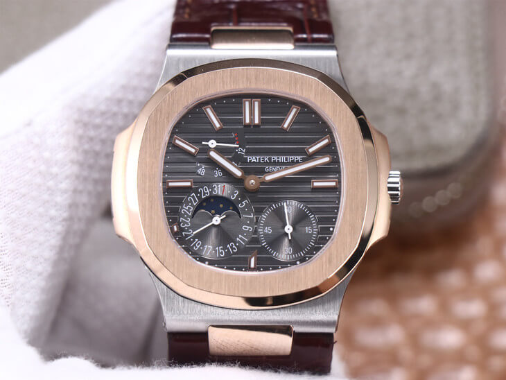 Replica Patek Philippe Nautilus 5712GR-001 PF Factory Dark Gray Dial Replica Patek Philippe Nautilus 5712GR-001 PF Factory Dark Gray Dial
