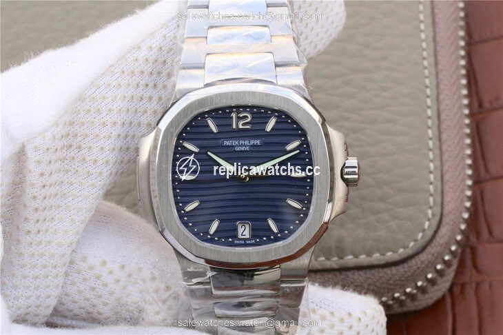 Replica Patek Philippe Nautilus Ladies 7118/1A-001 PF Factory Blue Dial Replica Patek Philippe Nautilus Ladies 7118/1A-001 PF Factory Blue Dial