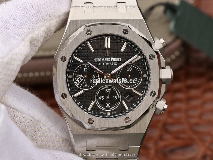 Replica Audemars Piguet Royal Oak Chronograph 26320ST.OO.1220ST.01 OM Factory Black Dial Replica Audemars Piguet Royal Oak Chronograph 26320ST.OO.1220ST.01 OM Factory Black Dial