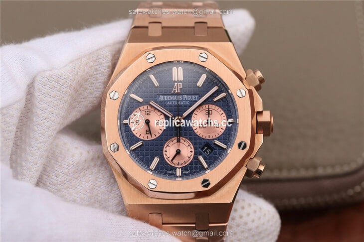 Replica Audemars Piguet Royal Oak Chronograph 26331OR.OO.1220OR.01 OM Factory Blue Dial Replica Audemars Piguet Royal Oak Chronograph 26331OR.OO.1220OR.01 OM Factory Blue Dial