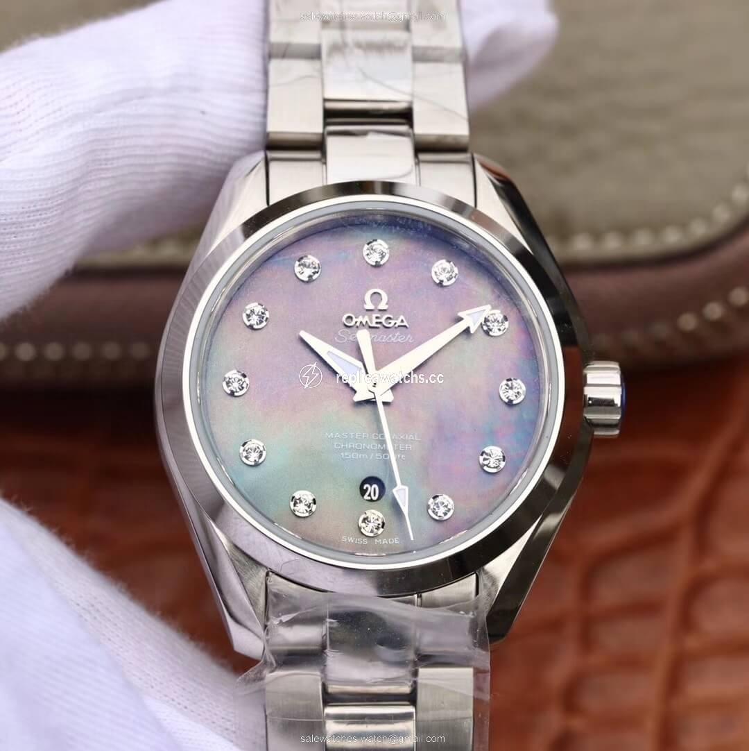 Replica Omega Seamaster 231.10.34.20.57.001 Aqua Terra 150M 3S Factory Mother-Of-Pearl Dial Replica Omega Seamaster 231.10.34.20.57.001 Aqua Terra 150M 3S Factory Mother-Of-Pearl Dial