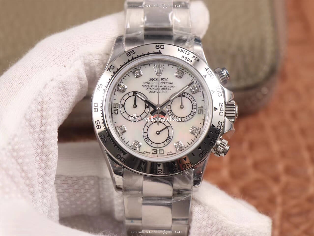 Replica Rolex Daytona Cosmograph 116520-78590 JH Factory Diamond Dial Replica Rolex Daytona Cosmograph 116520-78590 JH Factory Diamond Dial