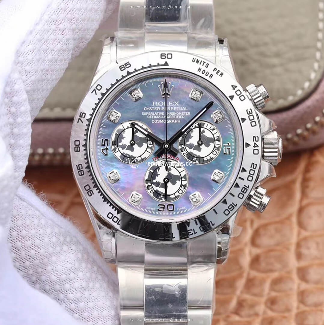 Replica Rolex Daytona Cosmograph 116509-0064 JH Factory Mother-Of-Pearl Dial Replica Rolex Daytona Cosmograph 116509-0064 JH Factory Mother-Of-Pearl Dial