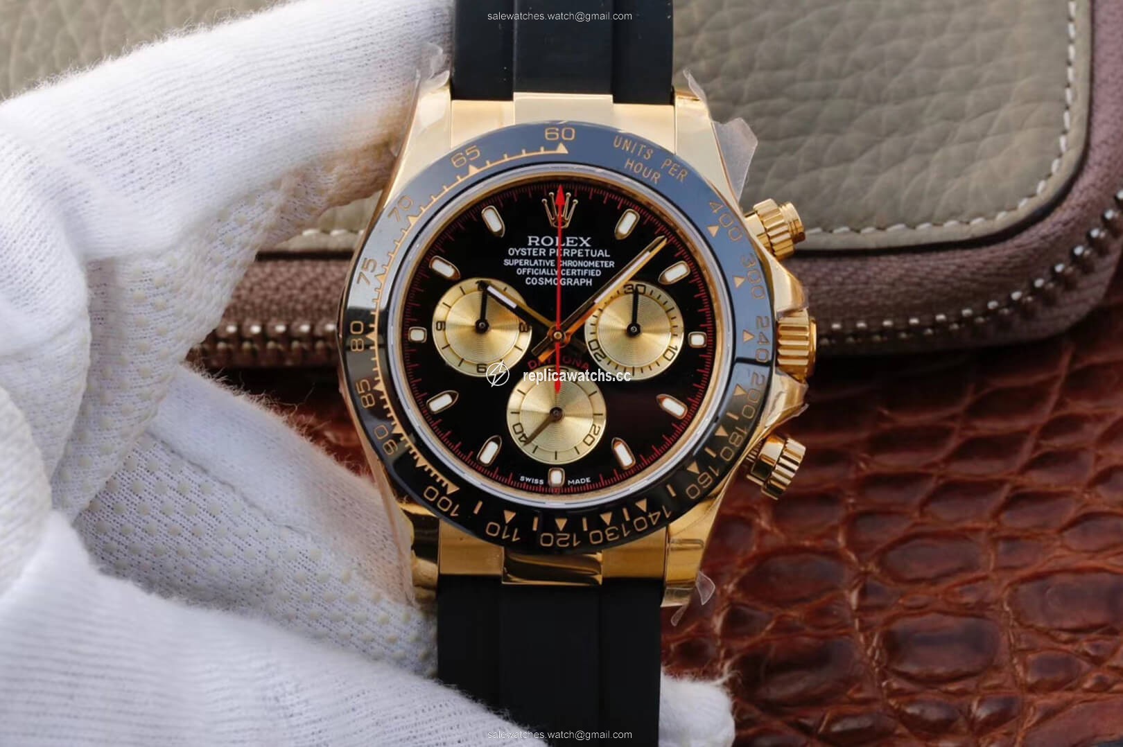 Replica Rolex Daytona Cosmograph M116518ln-0047 JH Factory Black dial Replica Rolex Daytona Cosmograph M116518ln-0047 JH Factory Black dial