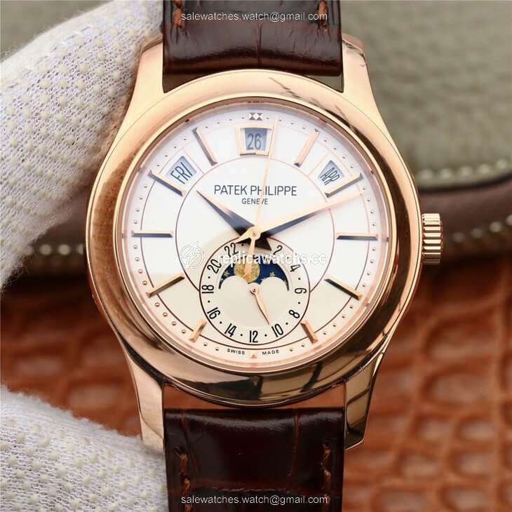 Replica Patek Philippe Annual Calendar 5205R-001 KM Factory Rose Gold Replica Patek Philippe Annual Calendar 5205R-001 KM Factory Rose Gold