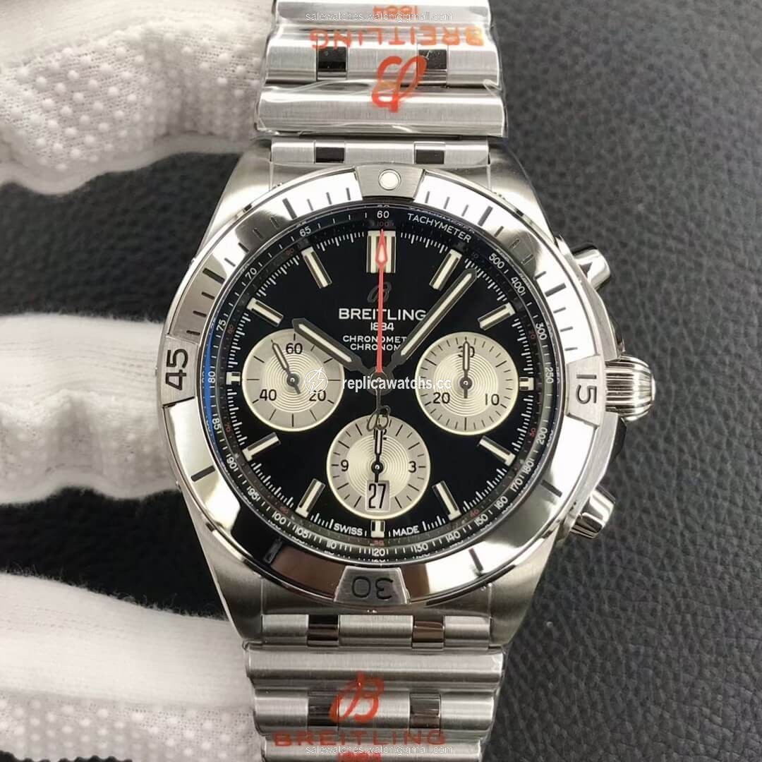 Replica Breitling Chronomat AB0134101B1A1 GF Factory Black Dial Replica Breitling Chronomat AB0134101B1A1 GF Factory Black Dial