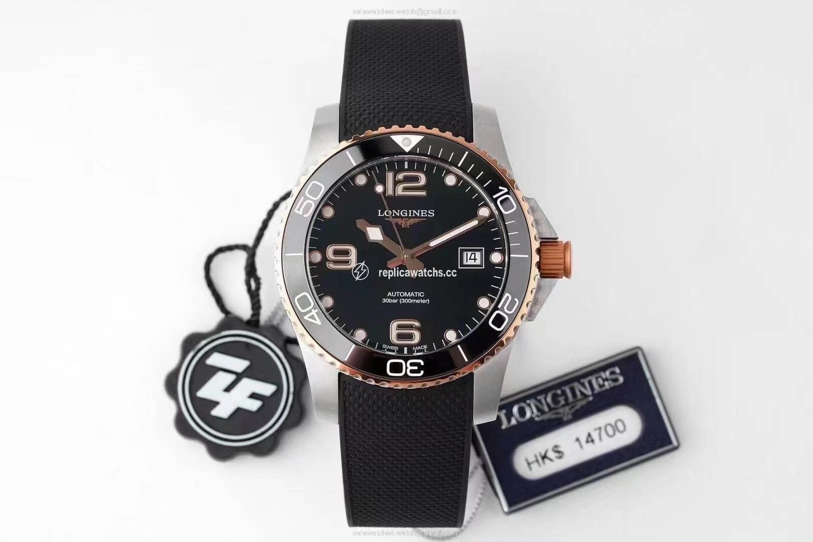 Replica Longines Concas L3.781.3.58.9 ZF Factory Black Dial Replica Longines Concas L3.781.3.58.9 ZF Factory Black Dial